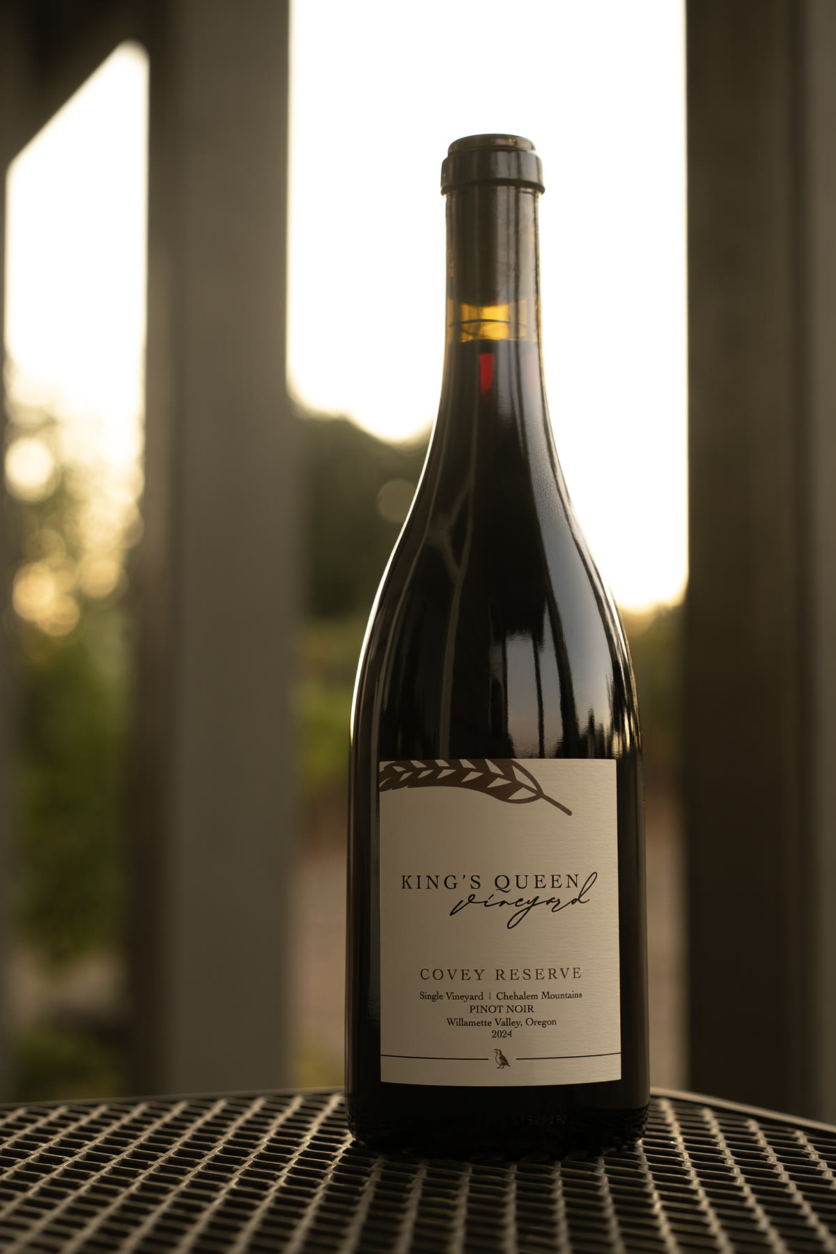 Bottle of Covey Reserve Pinot Noir